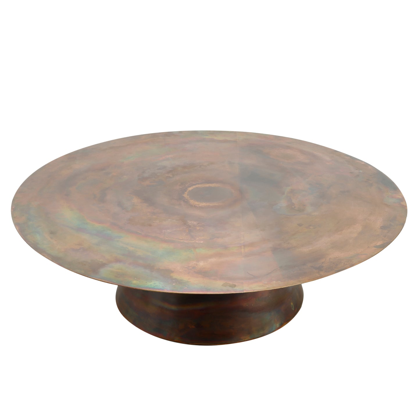 Comprador Copper Iron Coffeetable Round Sv2