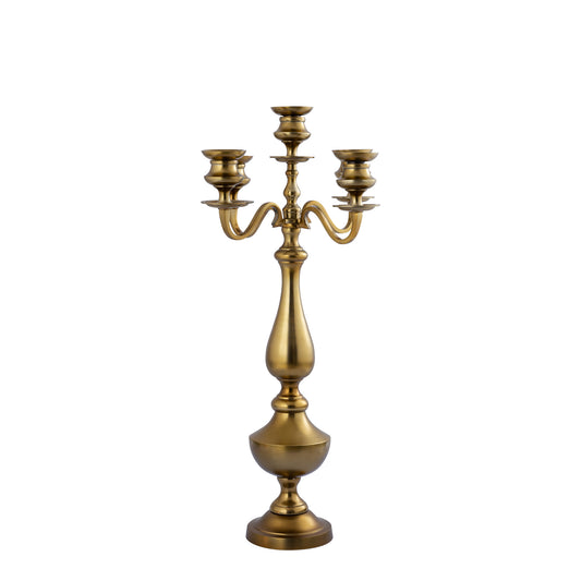 Manuelle Gold Casted Alu Candle Holder M