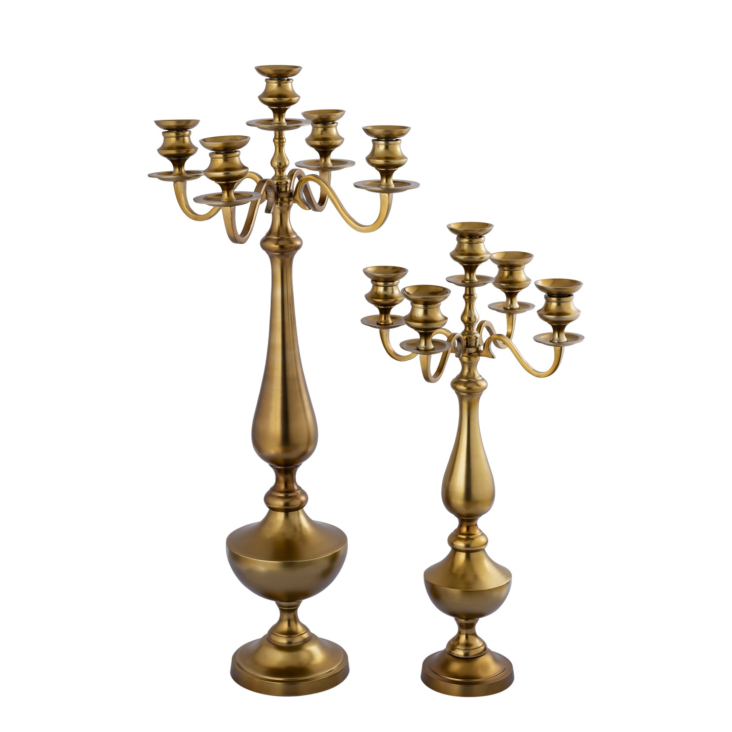 Manuelle Gold Casted Alu Candle Holder M