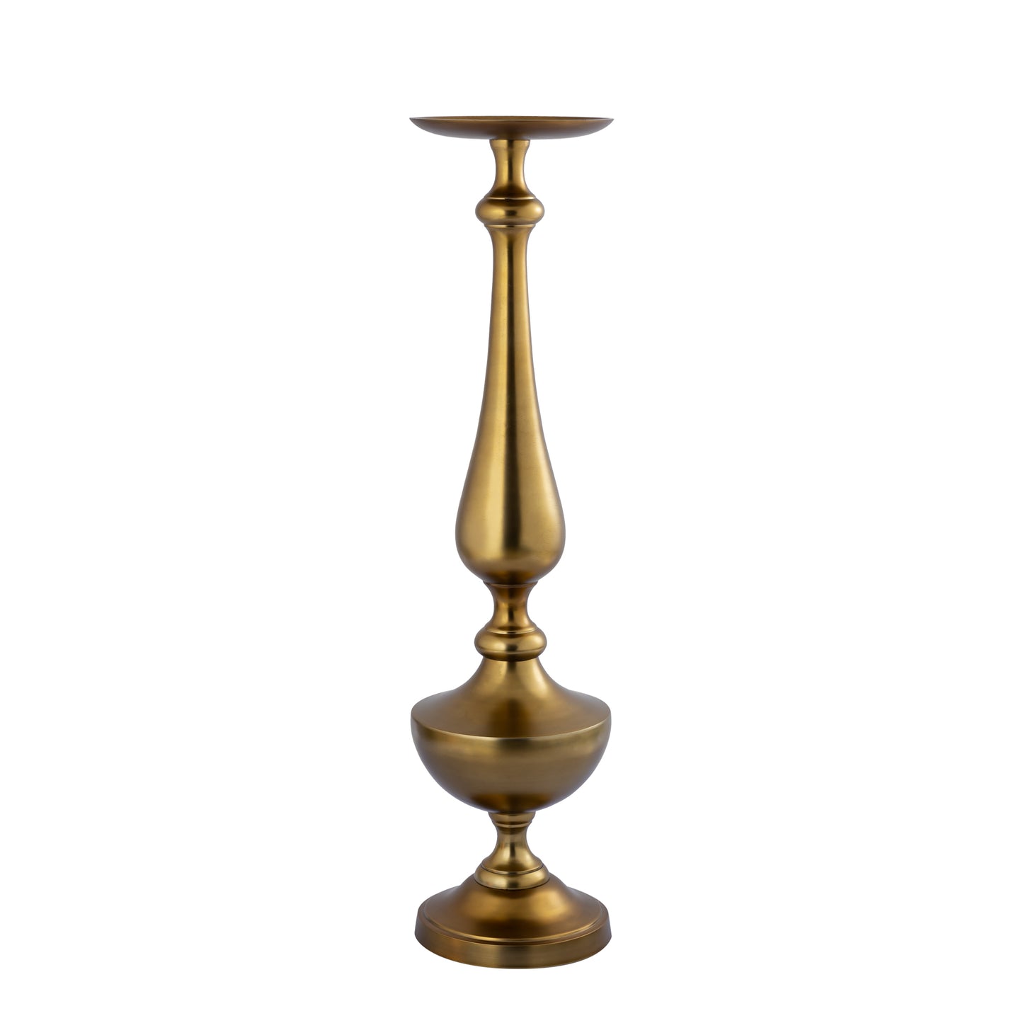 Centy Brass Casted Alu Candle Holder L