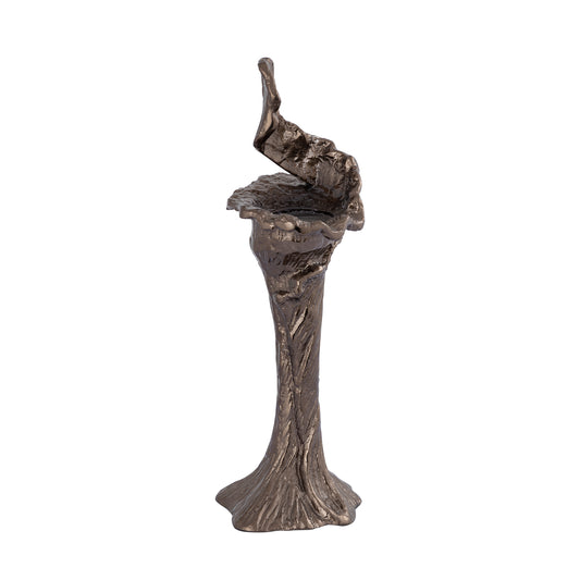 Mataly Brass Casted Alu Candle Holder S