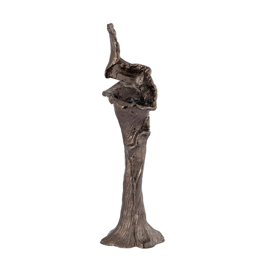 Mataly Brass Casted Alu Candle Holder L