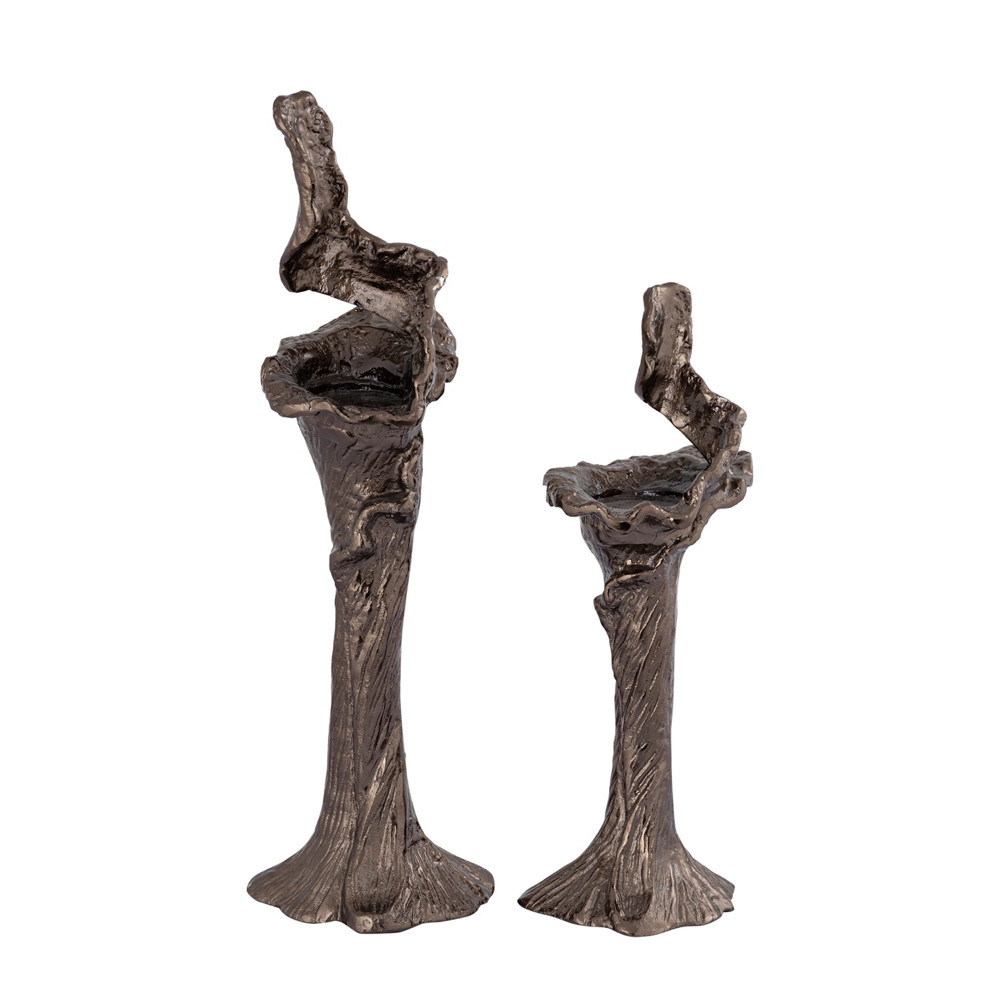 Mataly Brass Casted Alu Candle Holder L