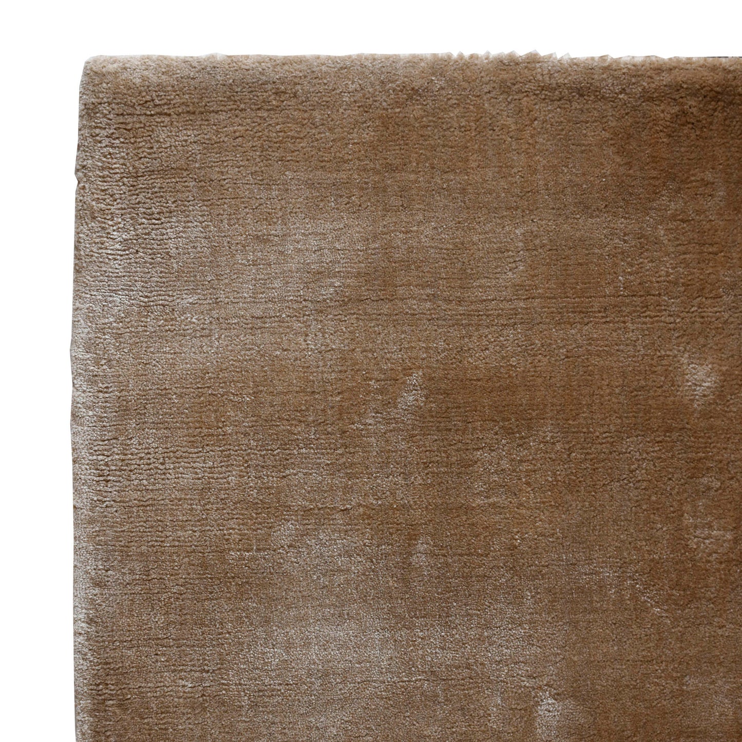 Flavia Taupe Viscose Handwoven Carpet XL