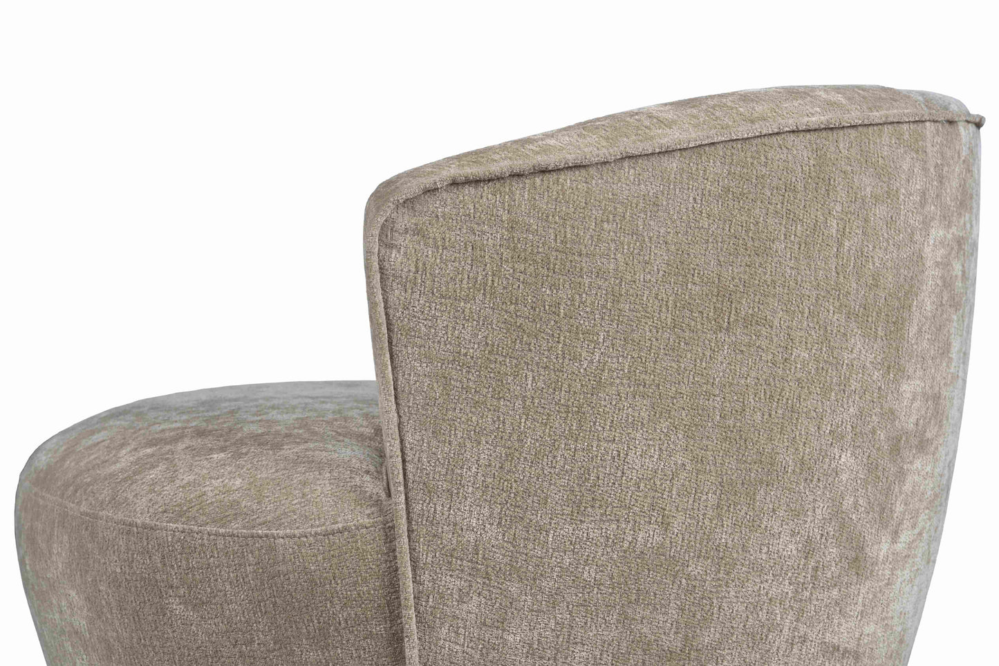 Grasa Cream Fiore Fabric Fauteuil
