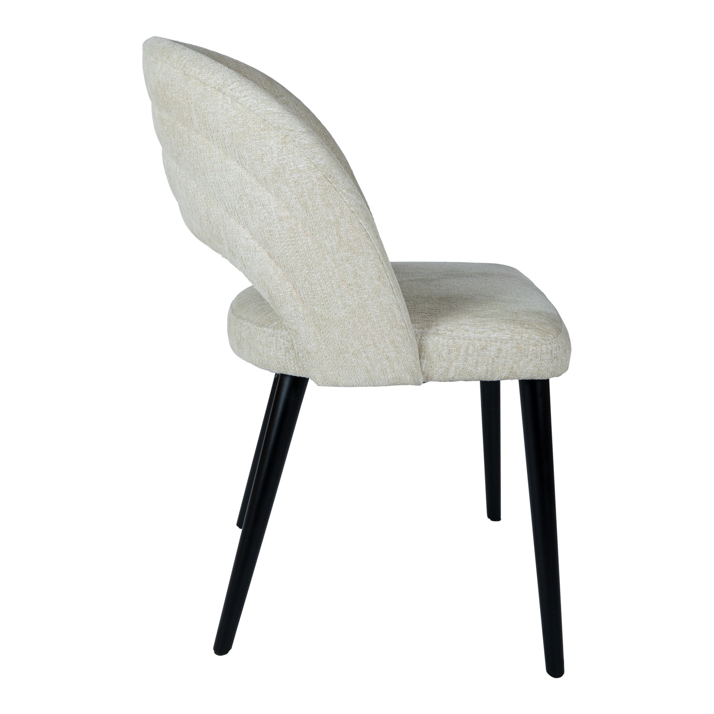 Abierto Cream Nanci Fabric Dining Chair