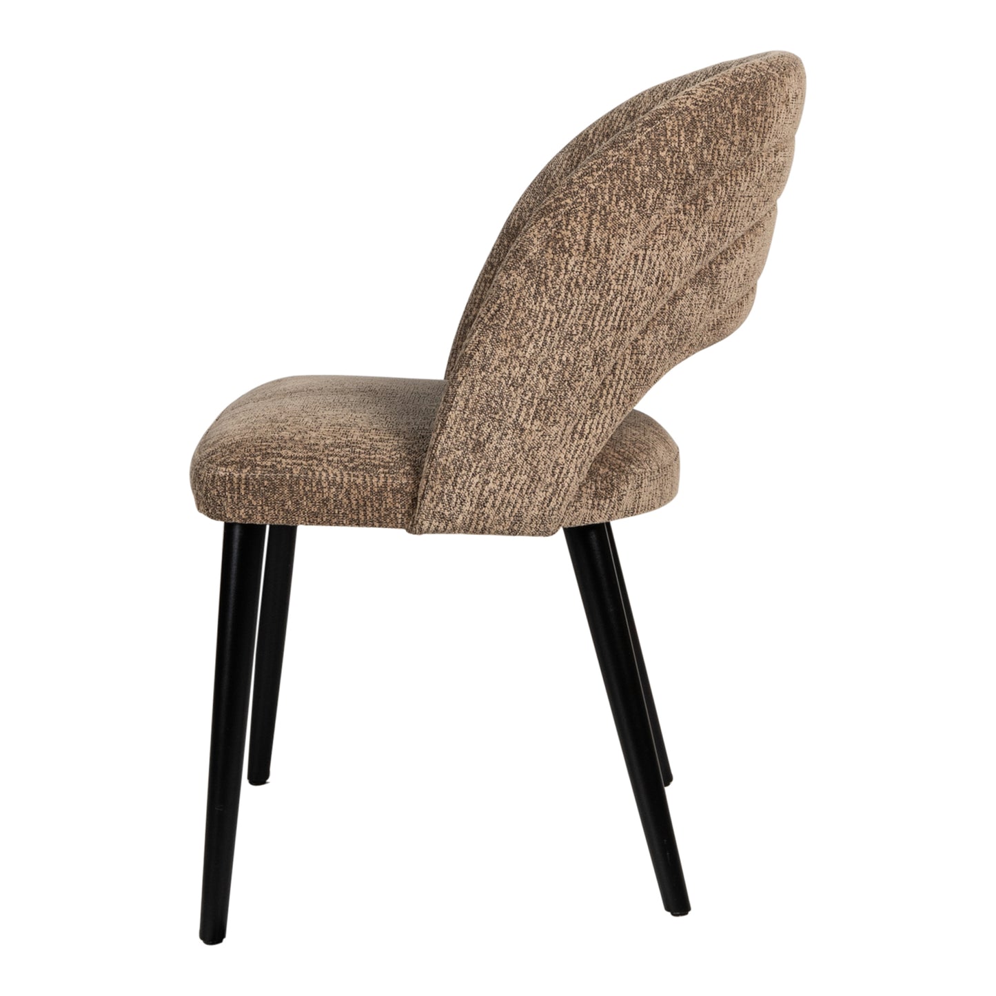 Abierto Taupe Nanci Fabric Dining Chair