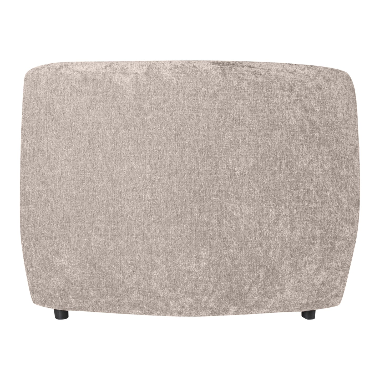 Lujo Sofa White Fiore Fabric Corner Piece