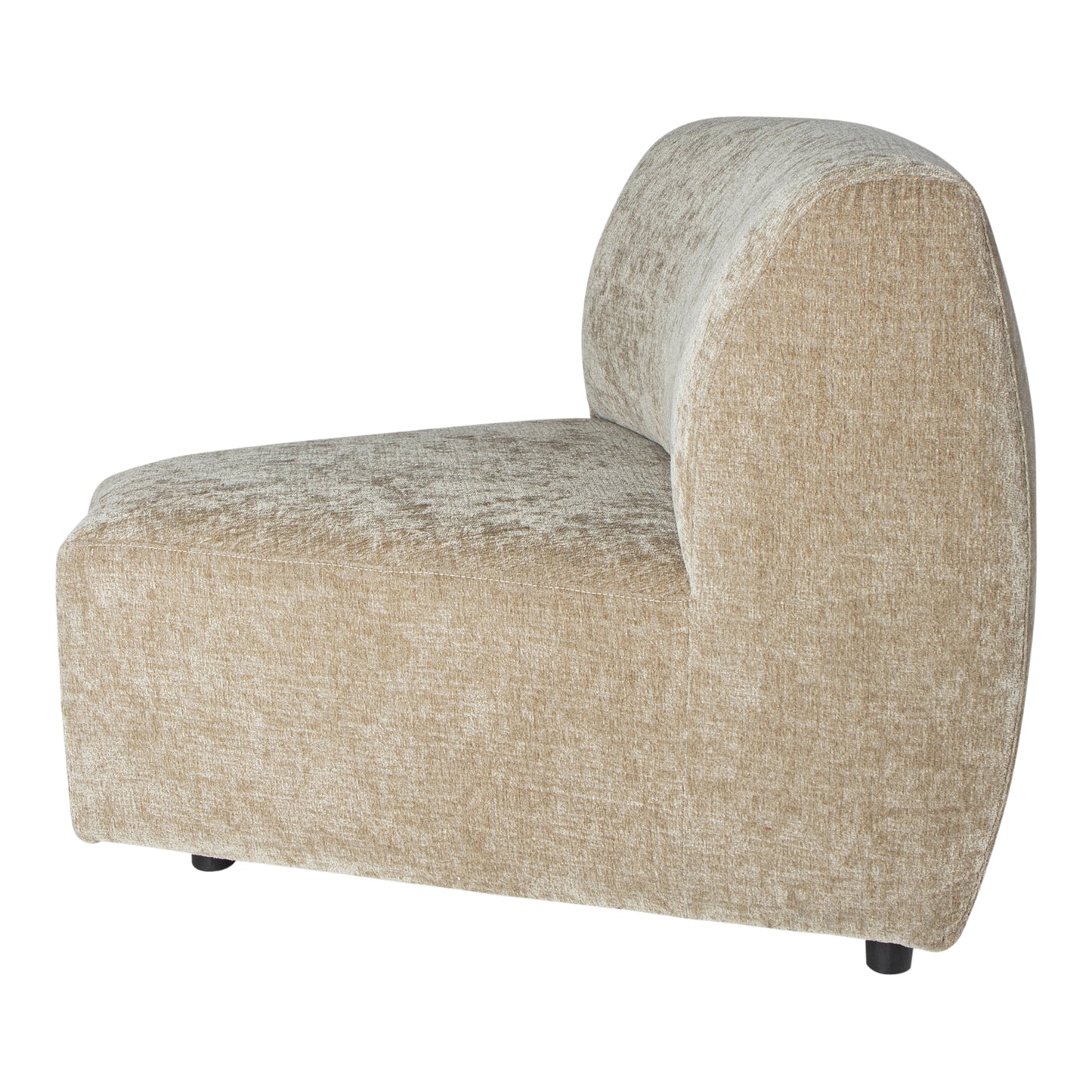 Lujo Sofa Cream Fiore Fabric Corner Piece