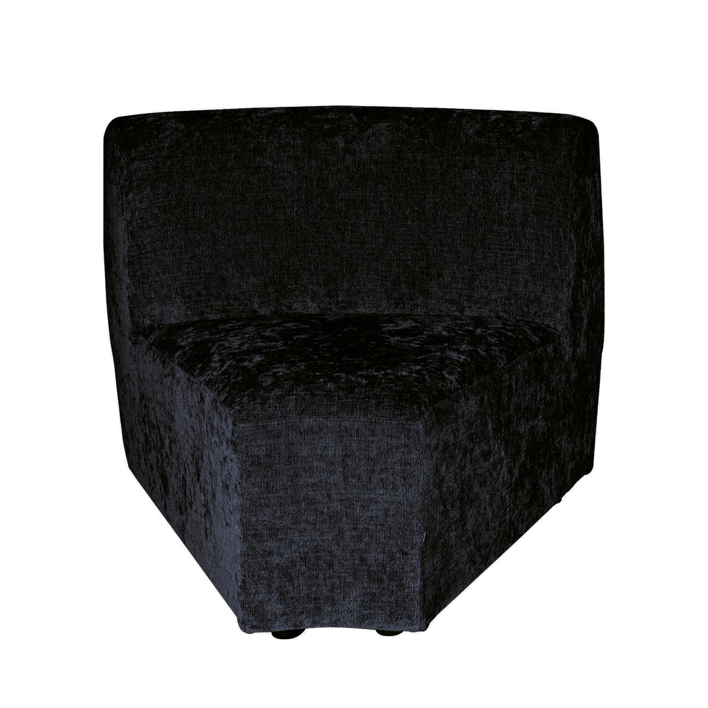 Lujo Sofa Anthracite Fiore Fabric Corner Piece