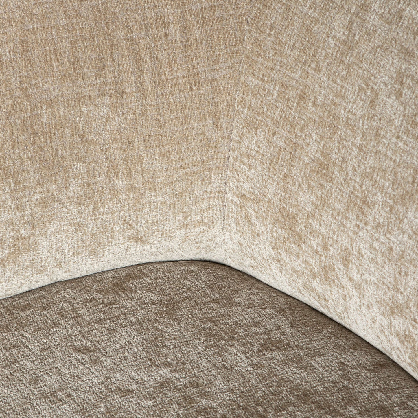 Lujo Sofa Cream Fiore Fabric 2 Seater Arm Left