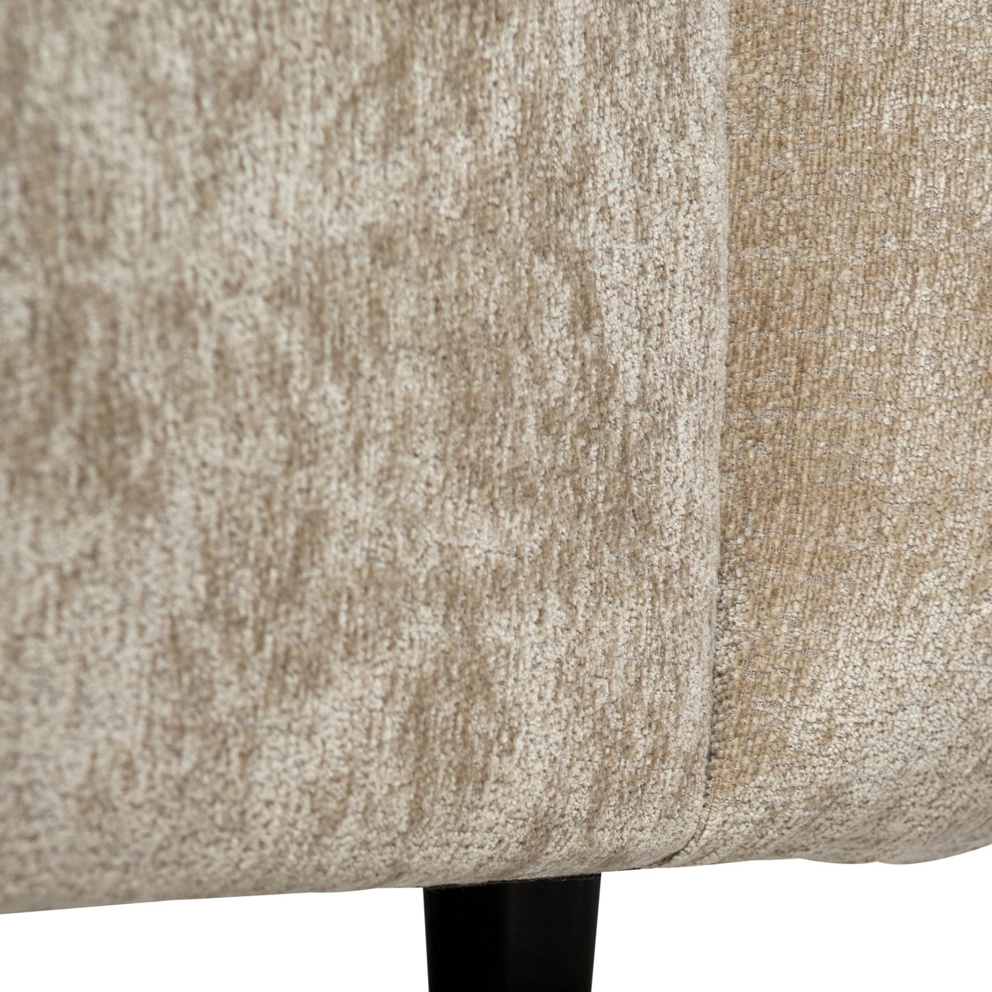 Lujo Sofa Cream Fiore Fabric 2 Seater Arm Right