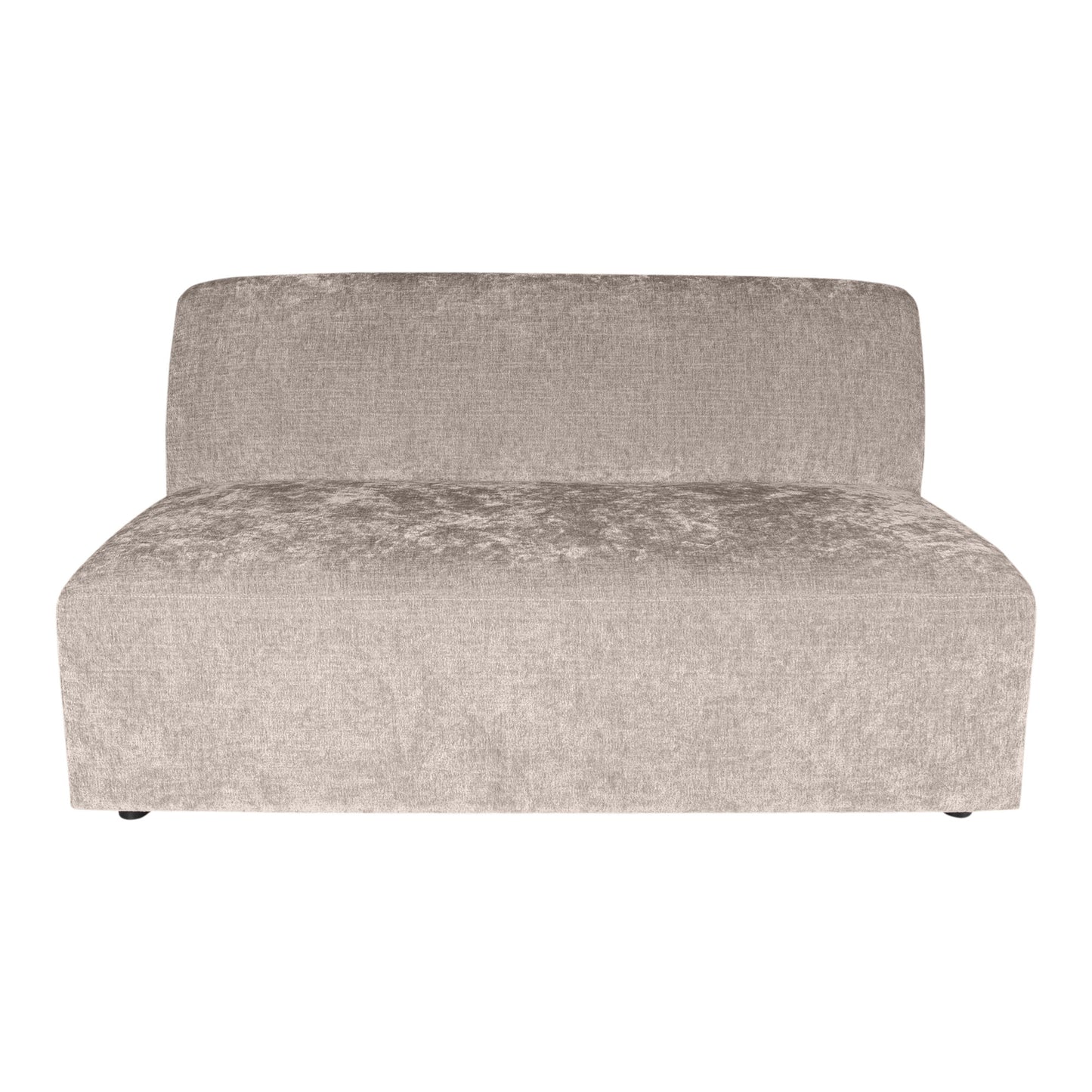 Lujo Sofa White Fiore Fabric 2 Seater Element