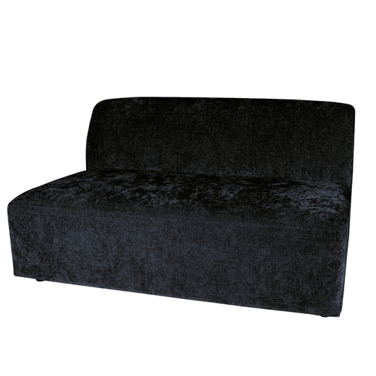 Lujo Sofa Anthracite Fiore Fabric 2 Seater Element