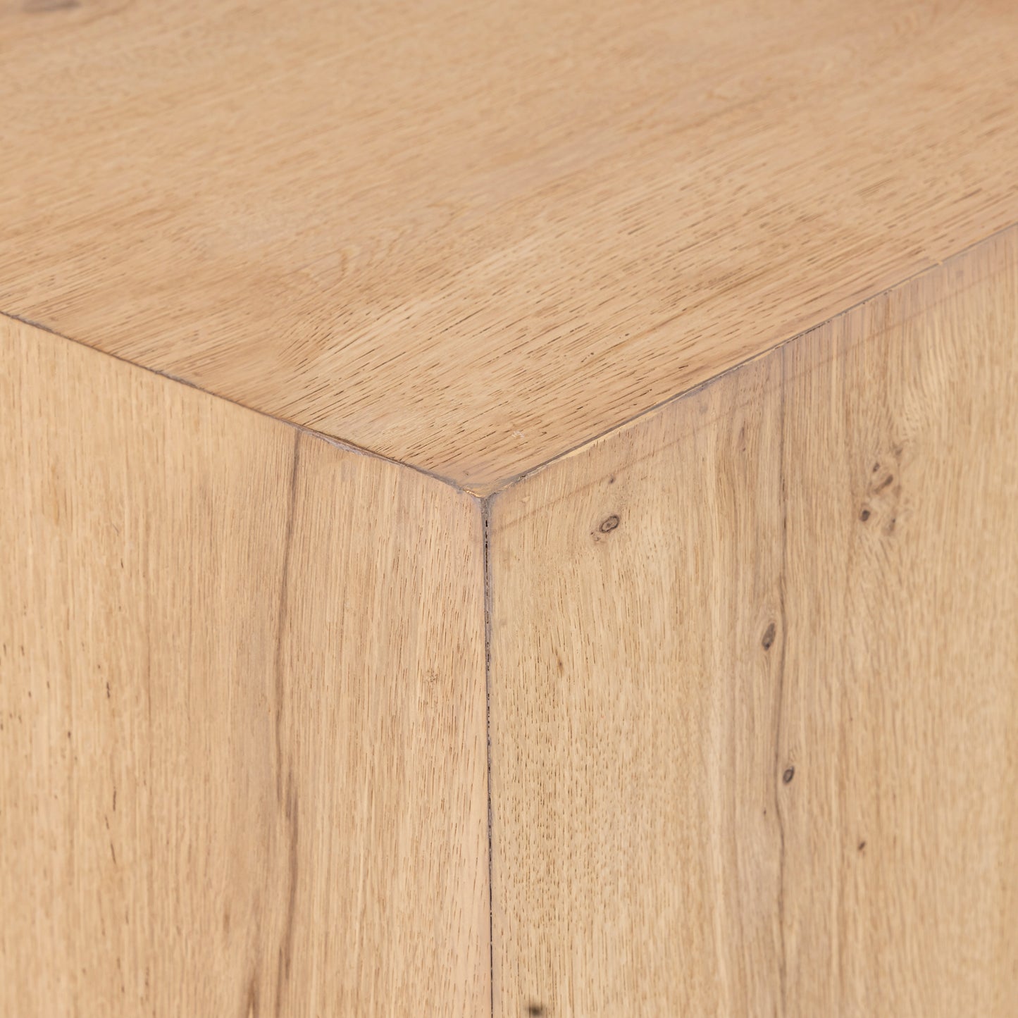 Chevar Natural Oak Wood Pedestal SV2