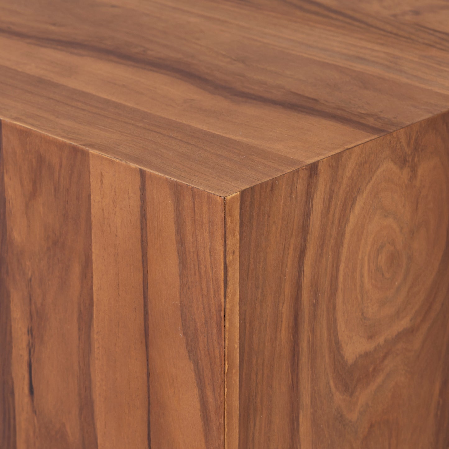 Chevar Brown Sheesham Wood Pedestal SV2