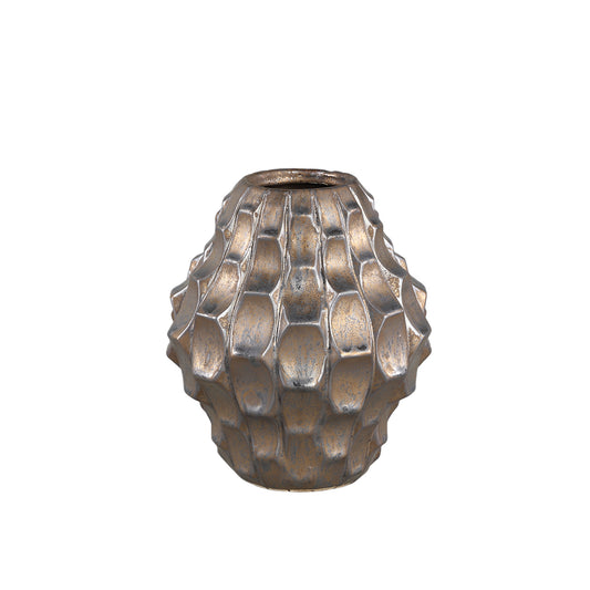 Didar Bronze Ceramic Pot Abstract High S