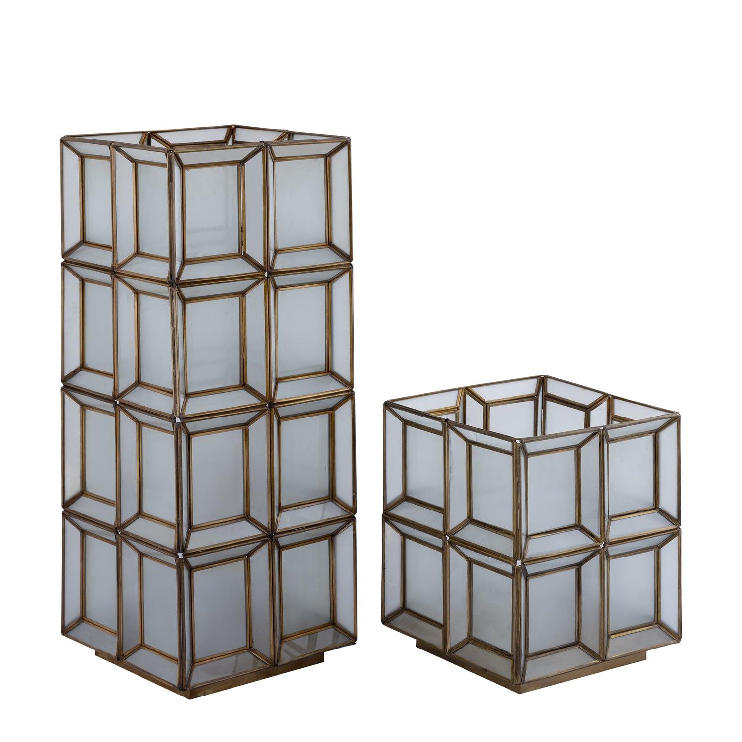 Layra Witte Melkglas Tafellamp Antiek Laag 30x24x24 cm