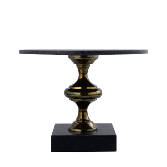 Alano Black Marble Coffee Table Alu Gold Table Leg