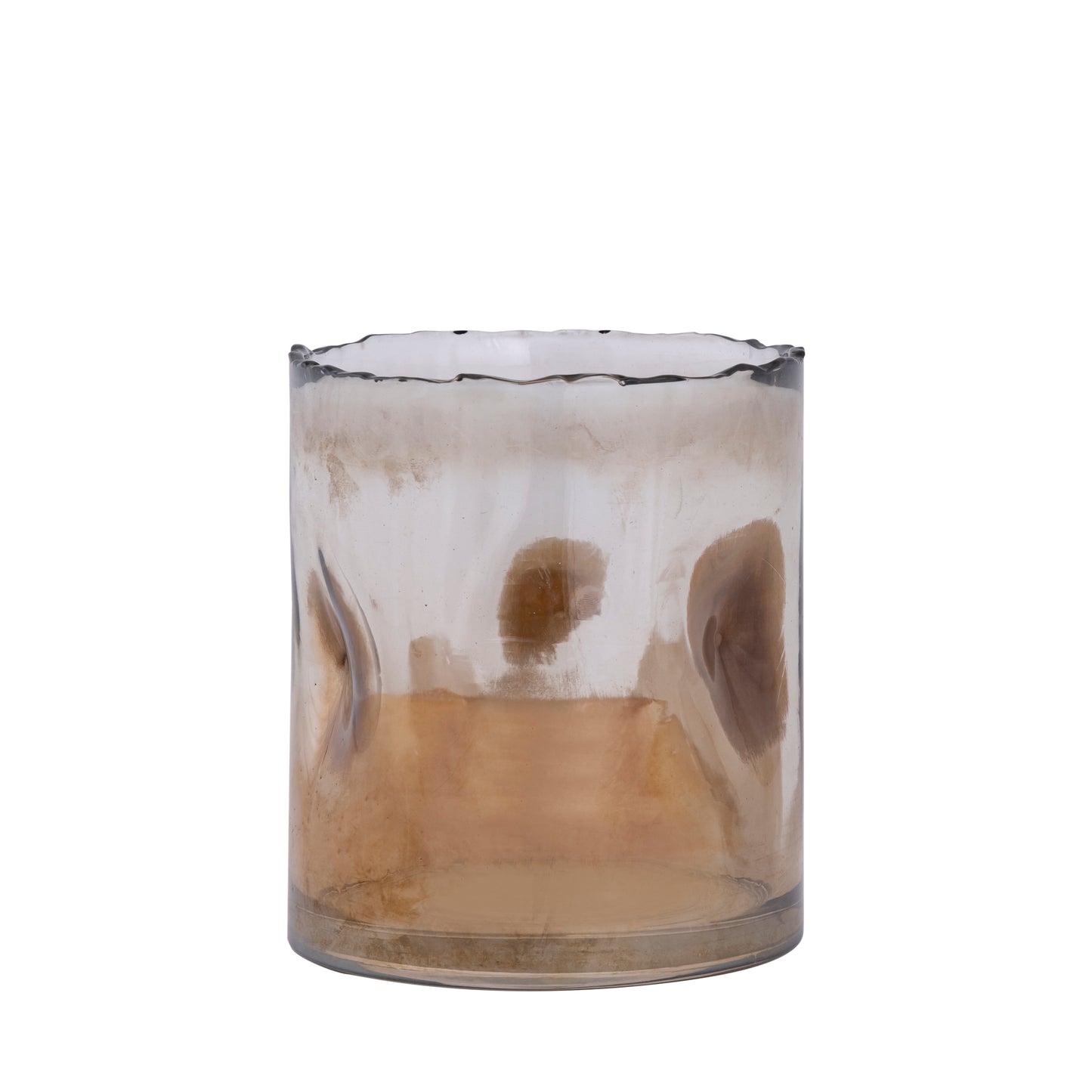 Alyson Brown Glass Stormlight With Dimples Round S