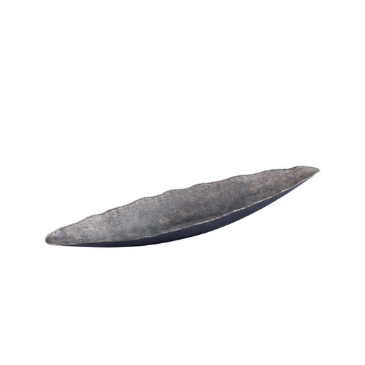 Semin Silver Alu Oval Rustic Bowl Wavy Edge S