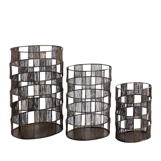 Stenn Brass Iron Oval Wired Stormlight SV3