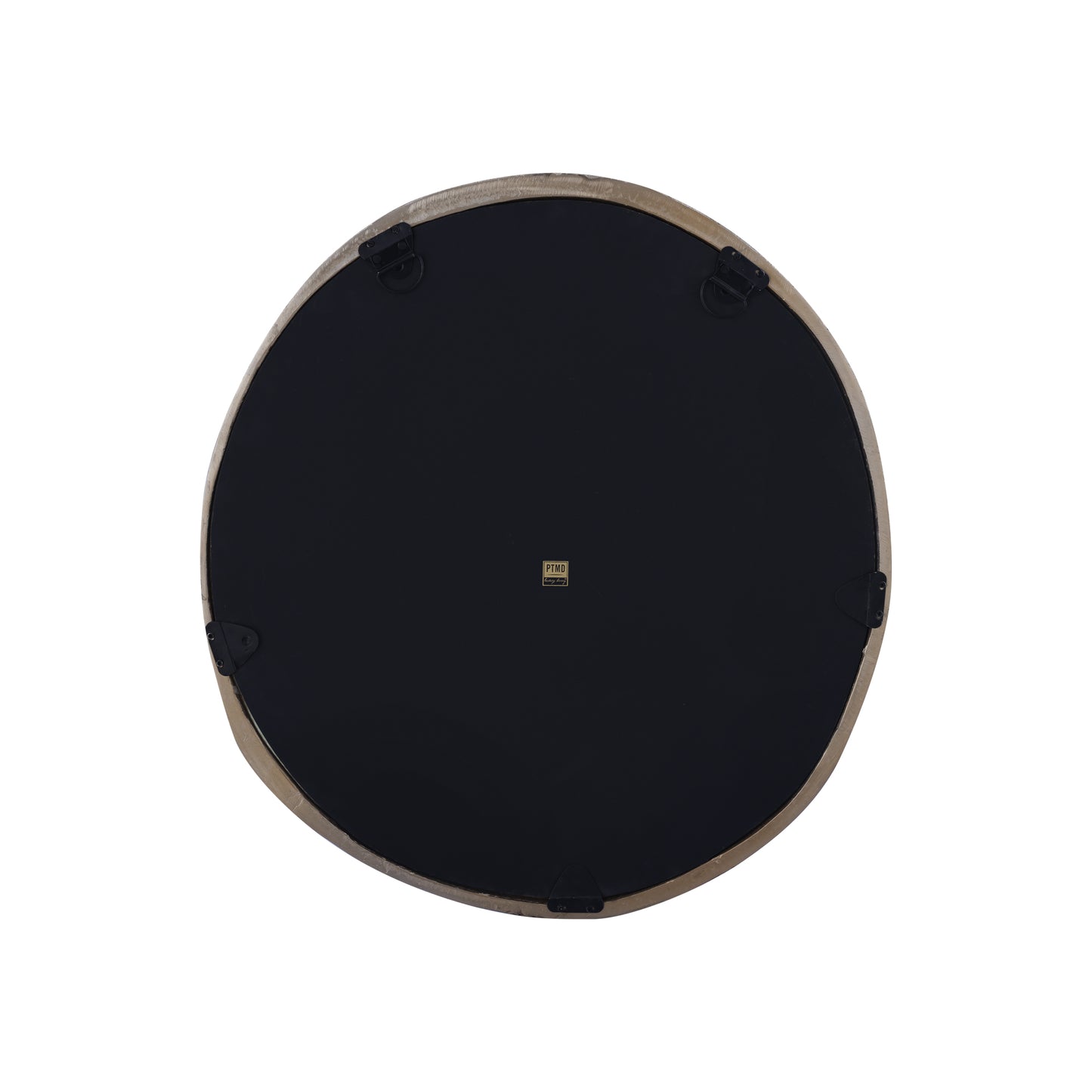 Limera Brass Alu Round Mirror Irregular Border S