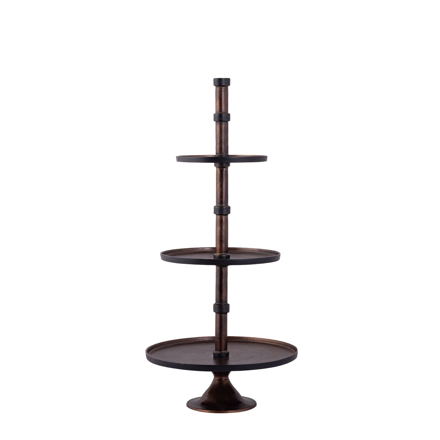 Glinda Copper Alu Etagere Round S