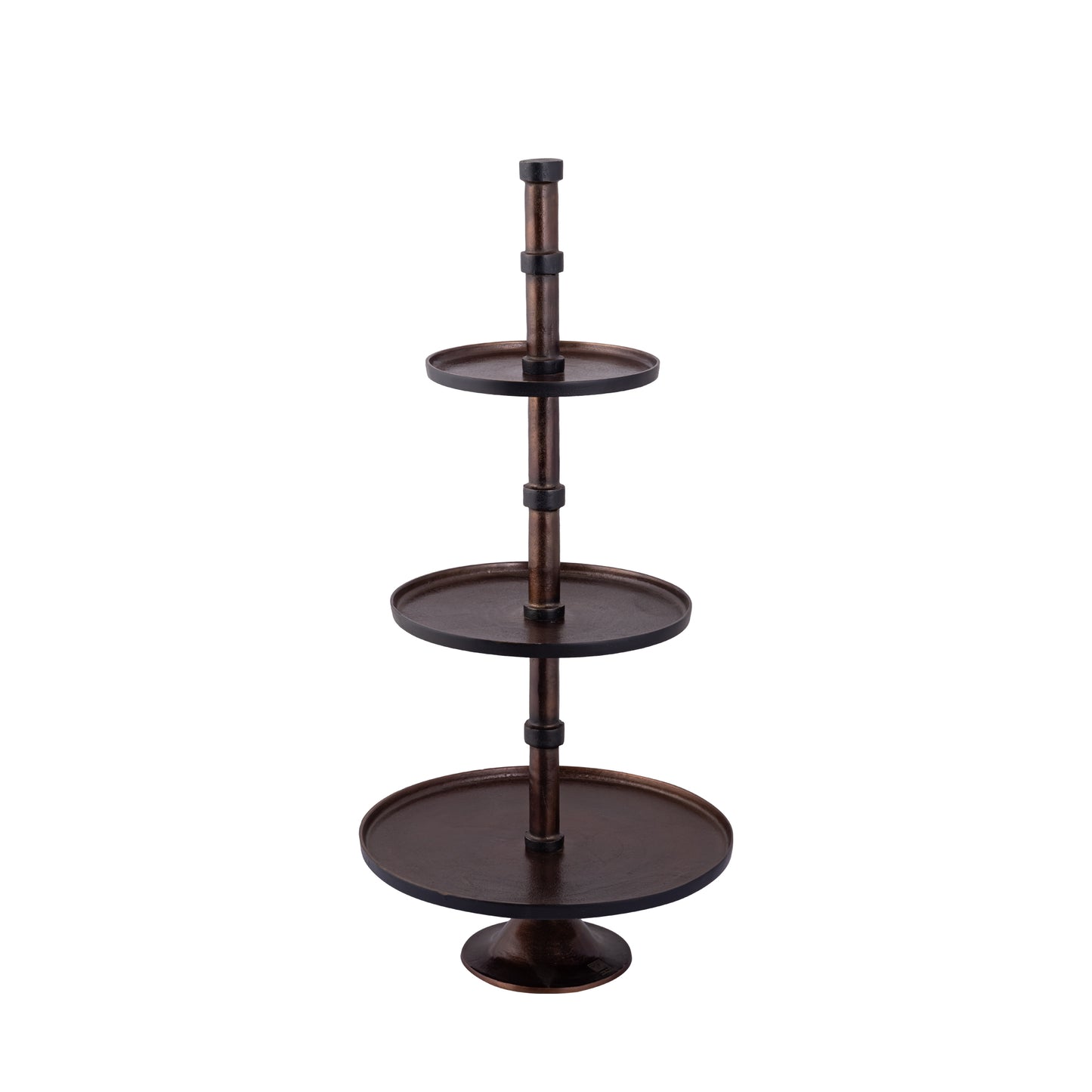 Glinda Copper Alu Etagere Round S