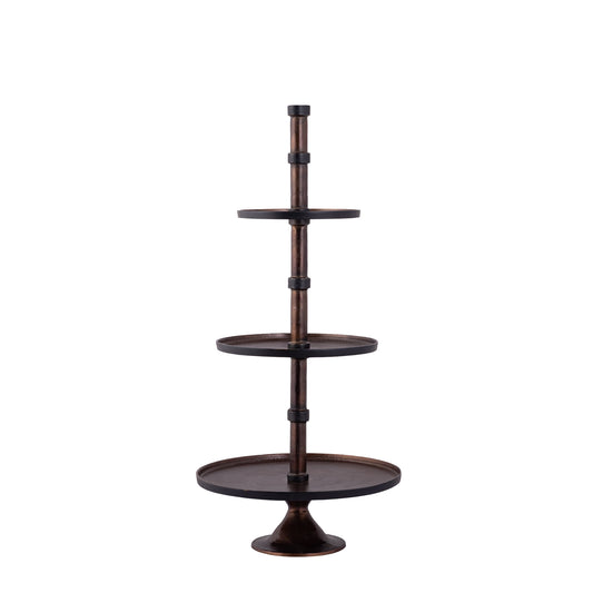 Glinda Koper Aluminium Etagère Rond S 103x49x49 cm