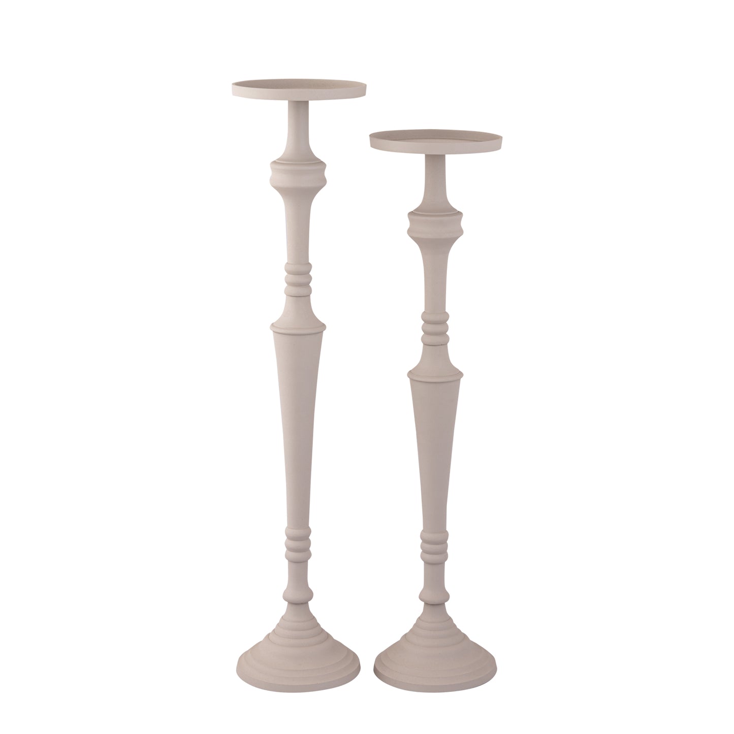 Helen Beige Alu Candle Holder Powder Coated L