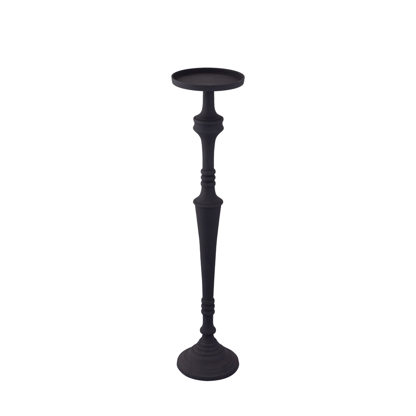Helen Black Alu Candle Holder Powder Coated L
