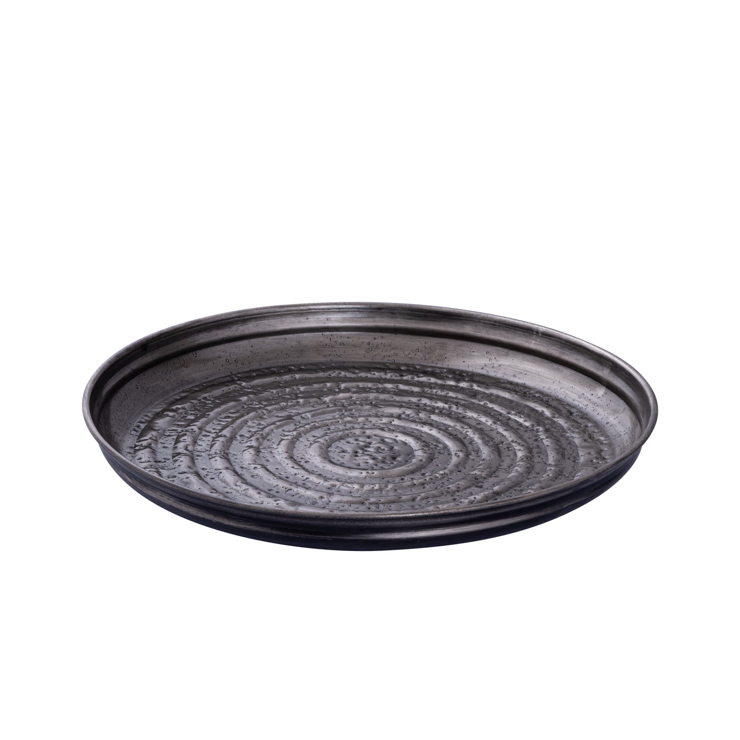 Shailene Nickle Iron Round Bowl Circles M