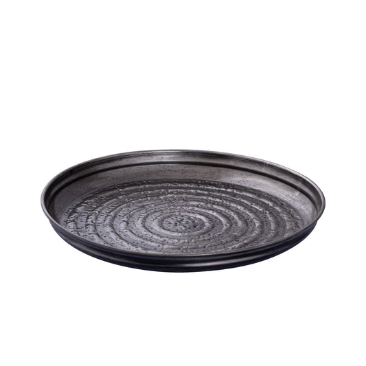 Shailene Nickle Iron Round Bowl Circles M