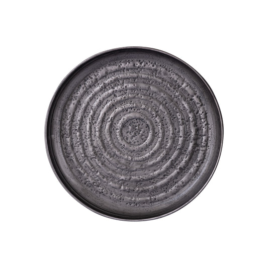 Shailene Nickle Iron Round Bowl Circles M