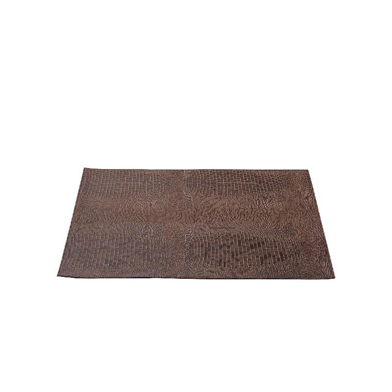 Rafal Brons Veganistisch Leren Placemat Rechthoek - Set van 12 0.5x32x44 cm