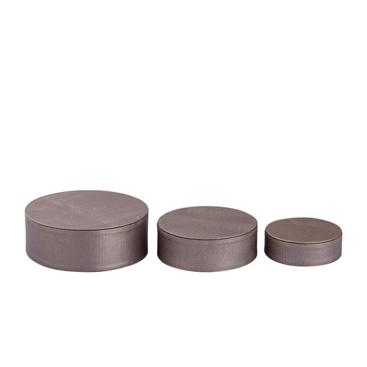 Rafal Champagne Opbergdoos Set van 2 - 2 Sets 9x26x26 cm