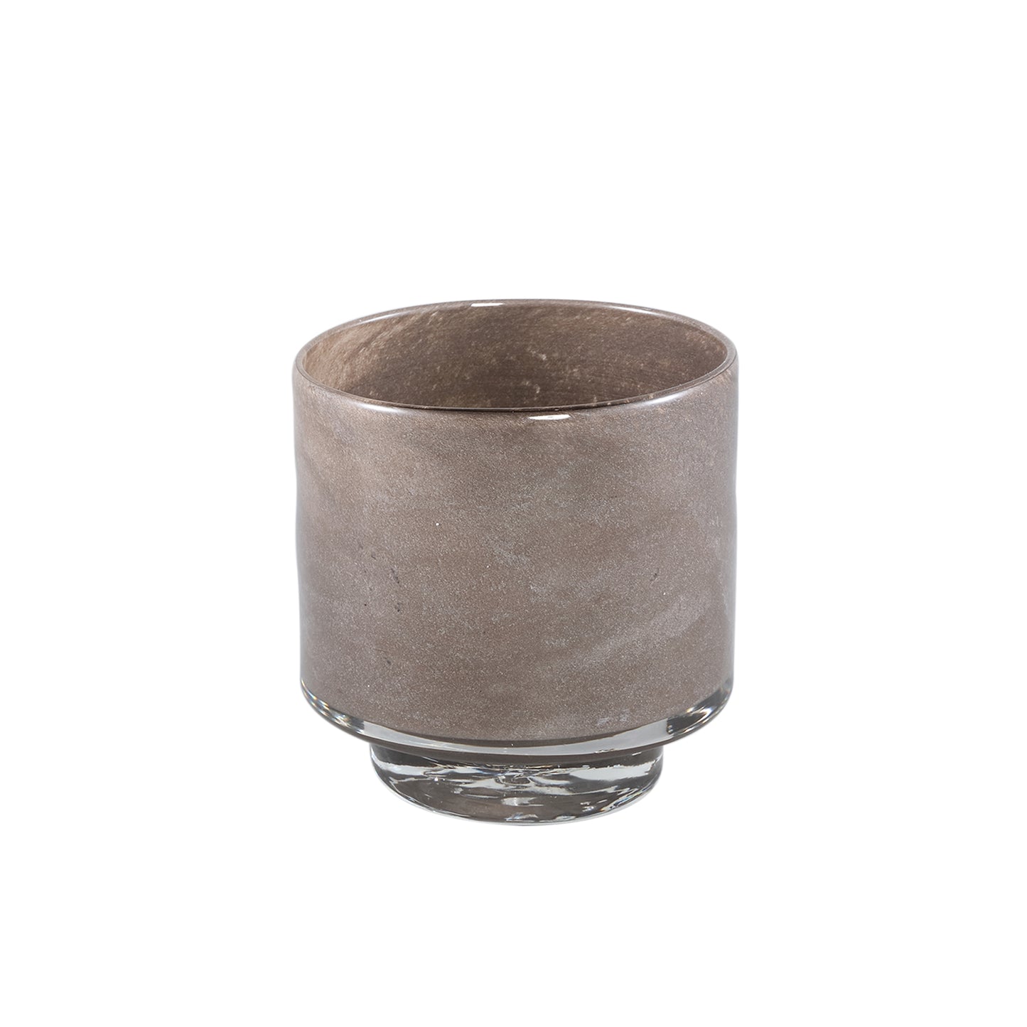 Josiah Brown Glass Tealight On Base L