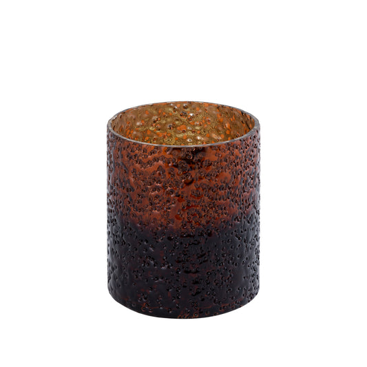 Saida Brown Glass Stormlight Beaded Dark Bottom S