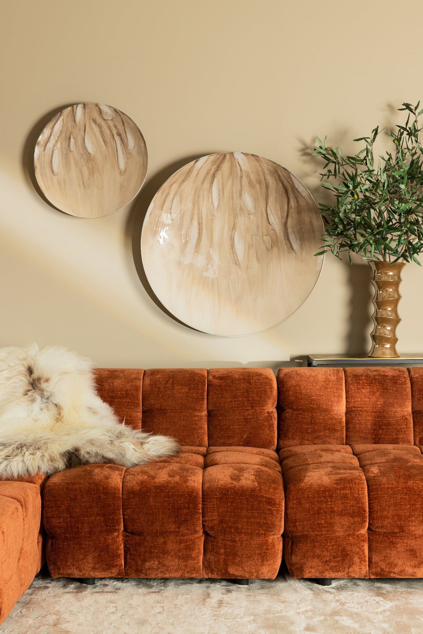 Jidde Sofa Berge 1042 Beige Fabric Corner Piece