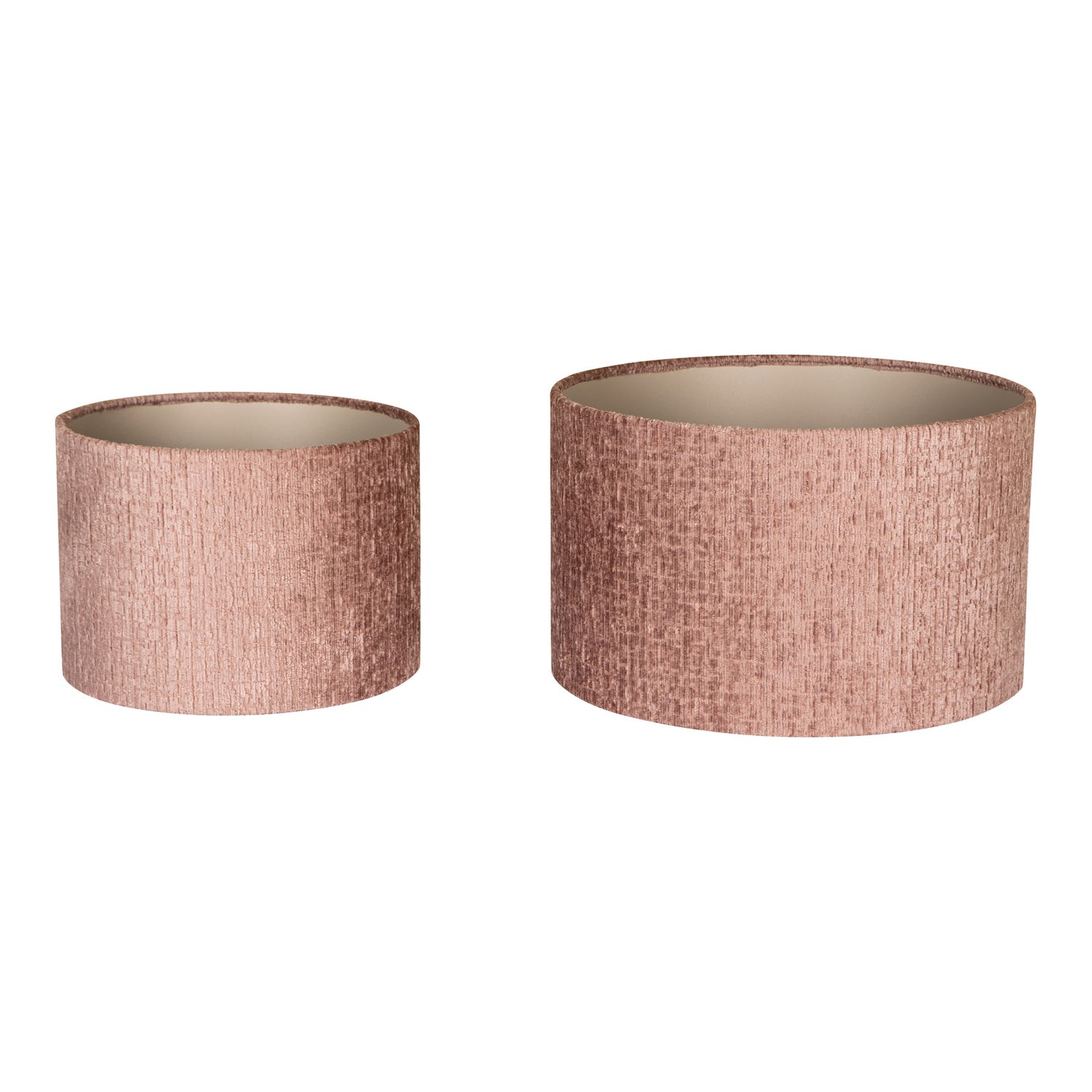 Nairobi Oud Roze Stofkap Rond M – Set van 2 - 2 Sets 24x40x40 cm