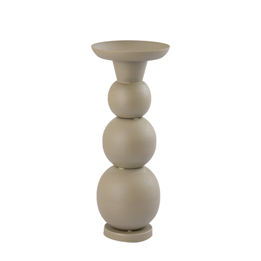 Shannan Groen Ronde Ijzeren Kandelaar Met Bollen M 45x18x18 cm