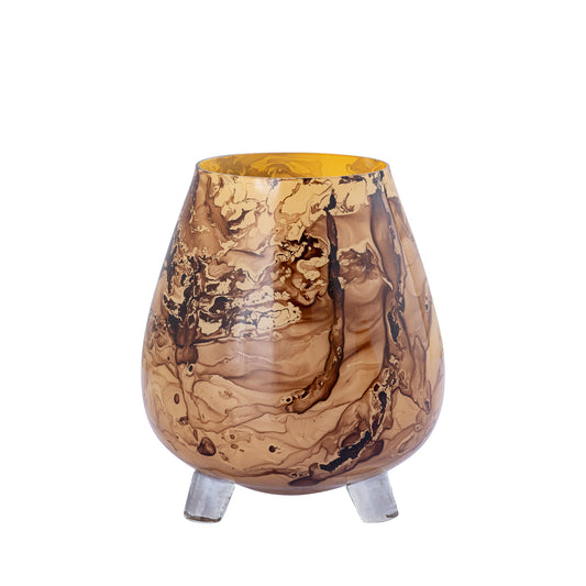 Jamillia Brown Round Glass Stormlight On Feet M