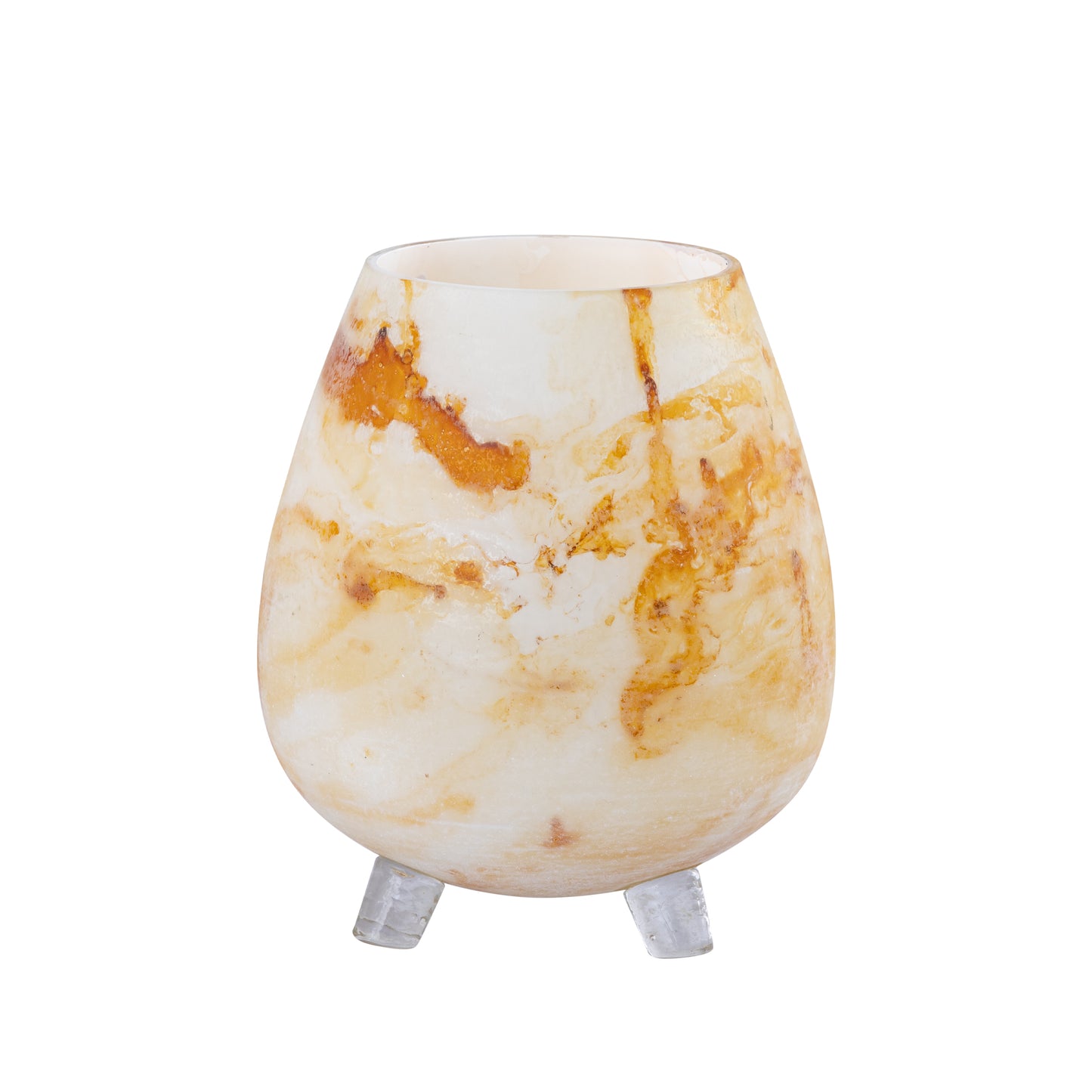 Jamillia Yellow Round Glass Stormlight On Feet L