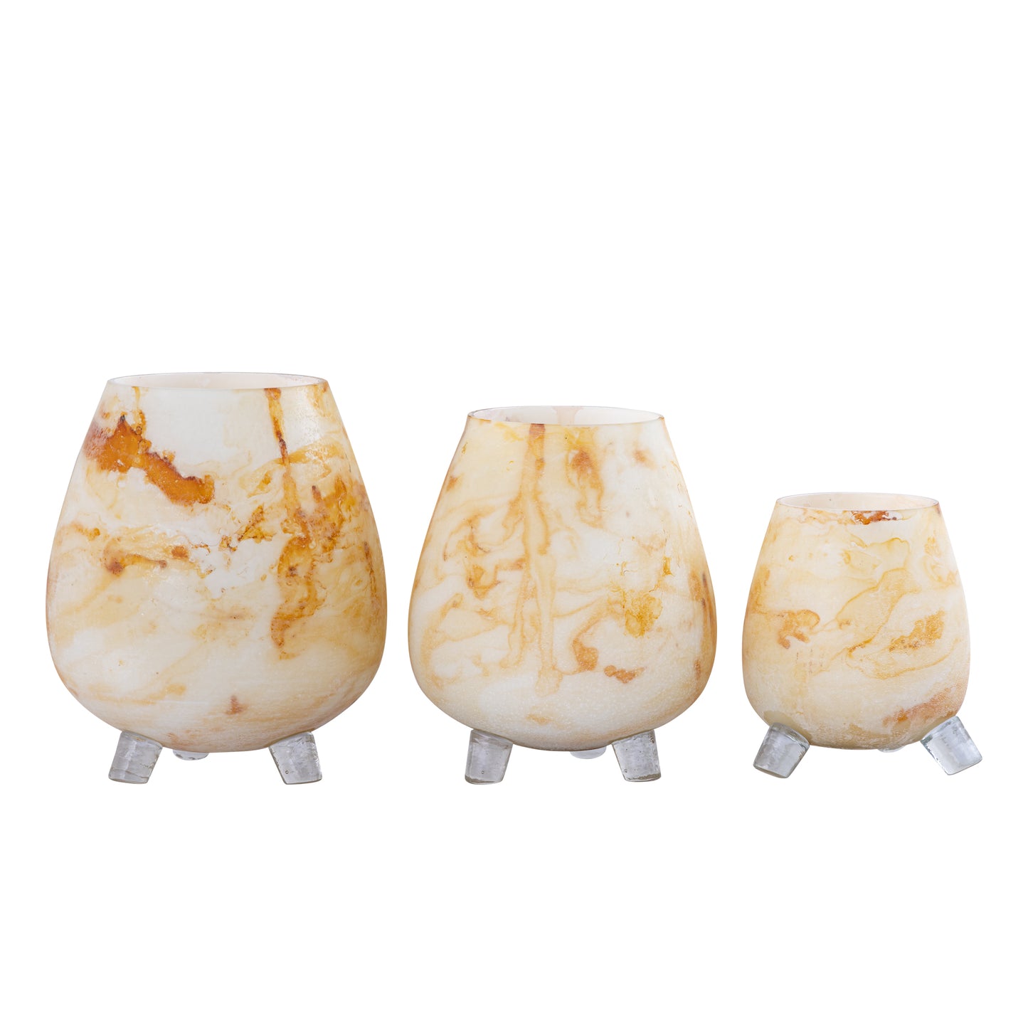 Jamillia Yellow Round Glass Stormlight On Feet L