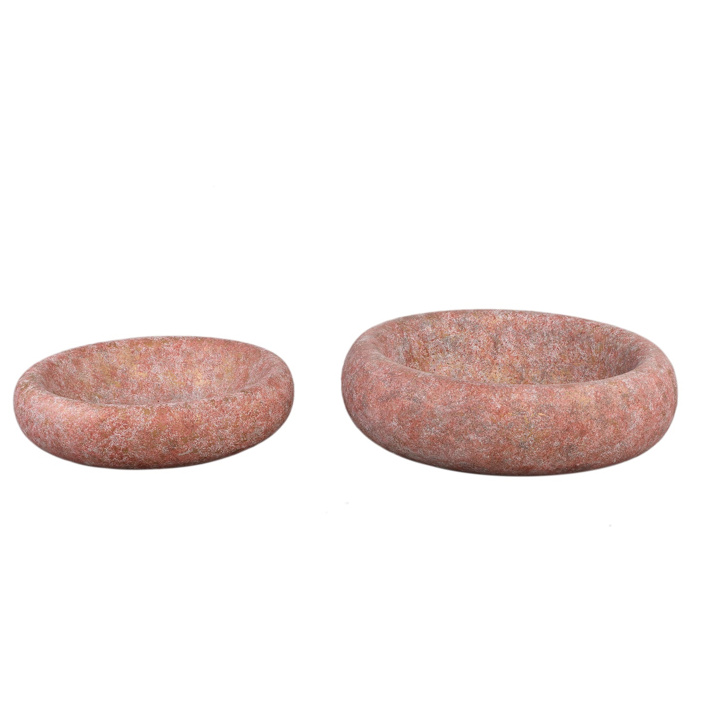 Aly Red Cement Round Bowl Big