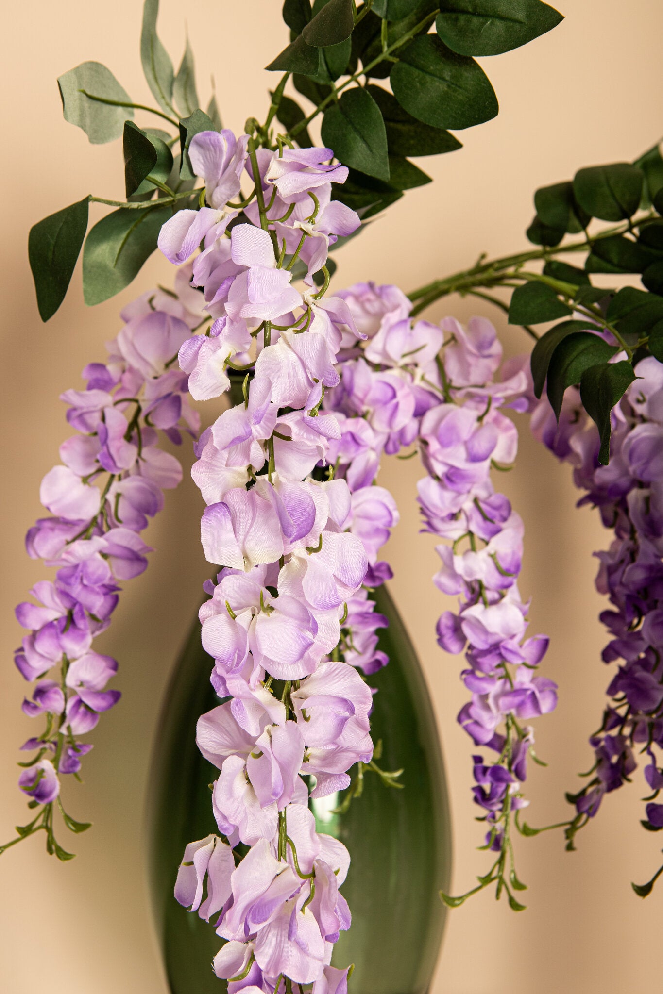 Garden Flower Lavendel Wisteria Spray Bladeren - Set van 12 146x75x42 cm