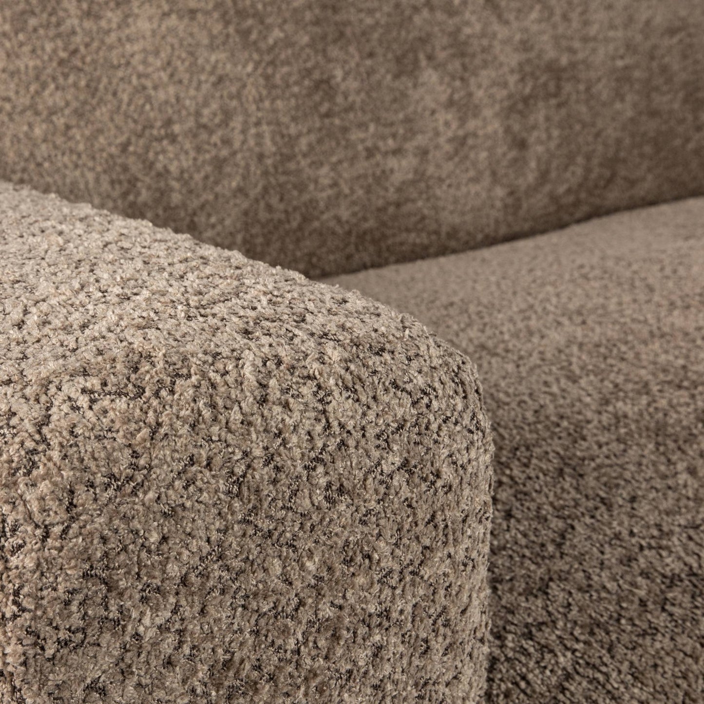 Nilla Sofa With Armrest L SiC Ant5 Brown