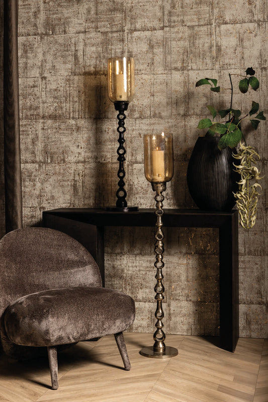 Tracy Champagne Alu Stormlight With Glass Round L