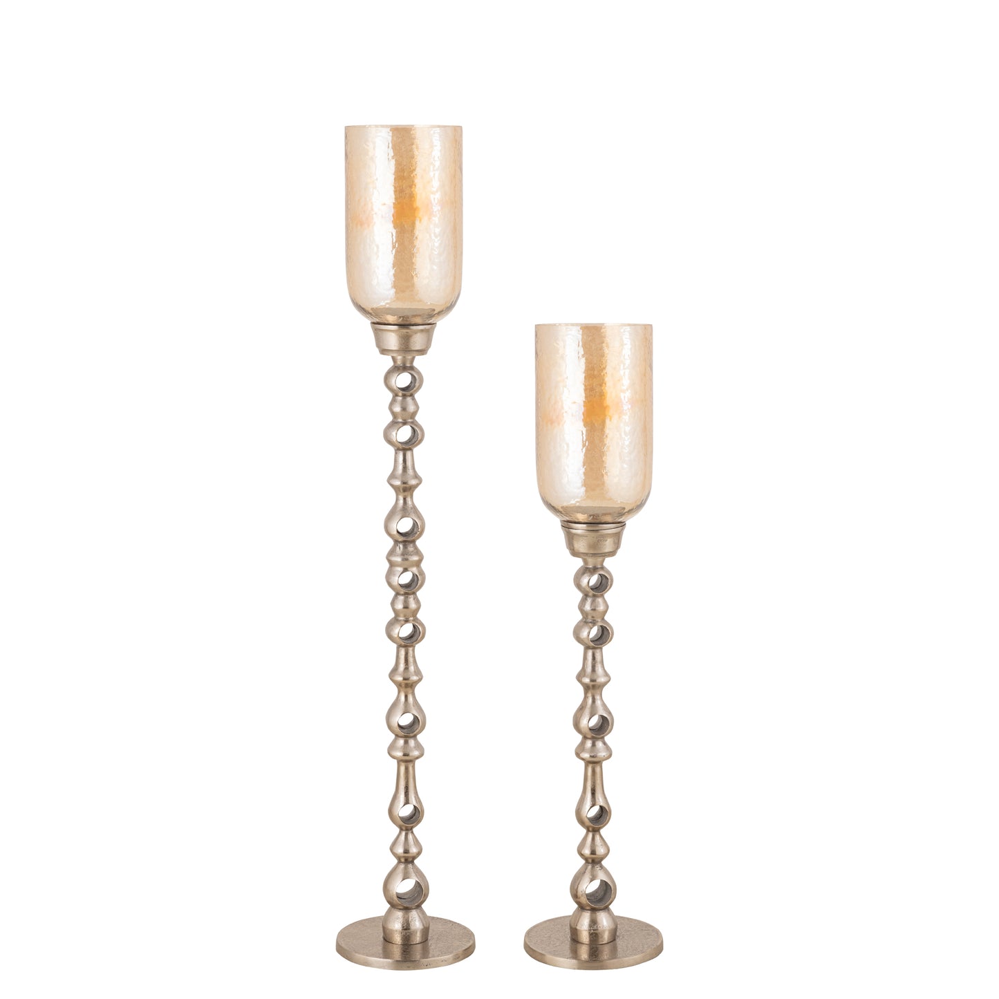 Tracy Champagne Alu Stormlight With Glass Round L